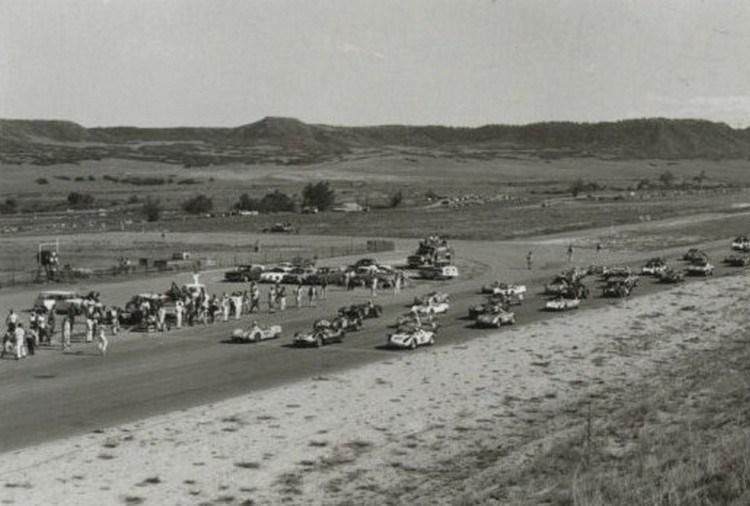 Dave MacDonald races the Cobra LeMans Hardtop at Continental Divide in 1963